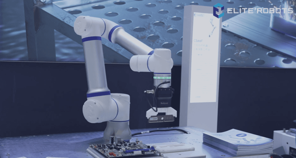 Elite Robots CS66 PCB assembly demonstration